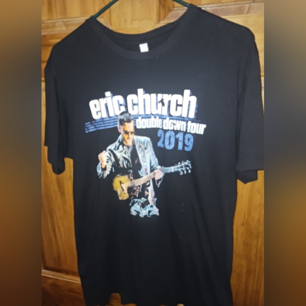 Eric Church 2019 Double Down Concert Tour T-Shirt Men's Medium Large